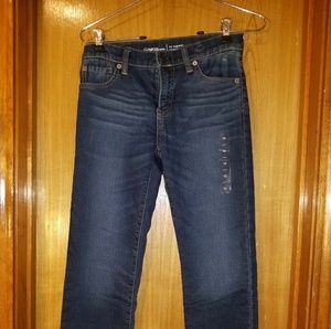 Gap jersey lined straight jeans